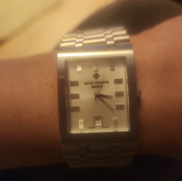 Vintage Patek Philipe Silver Watch EUC - Picture 2 of 3